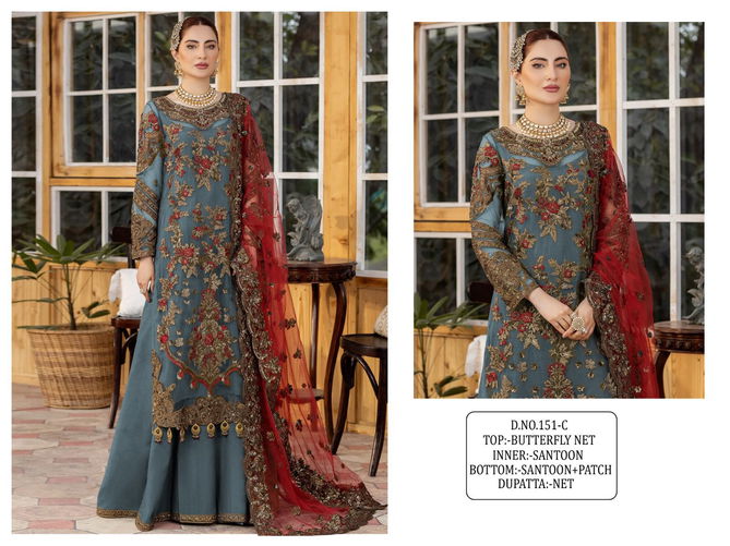 Kf 151 Net Pakistani Salwar Suit Catalog